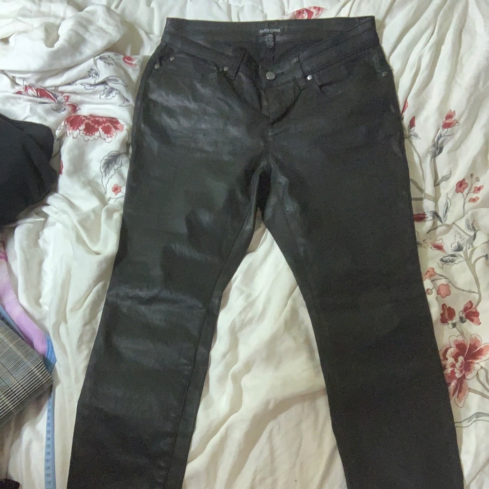 Oilcloth black “jeans”